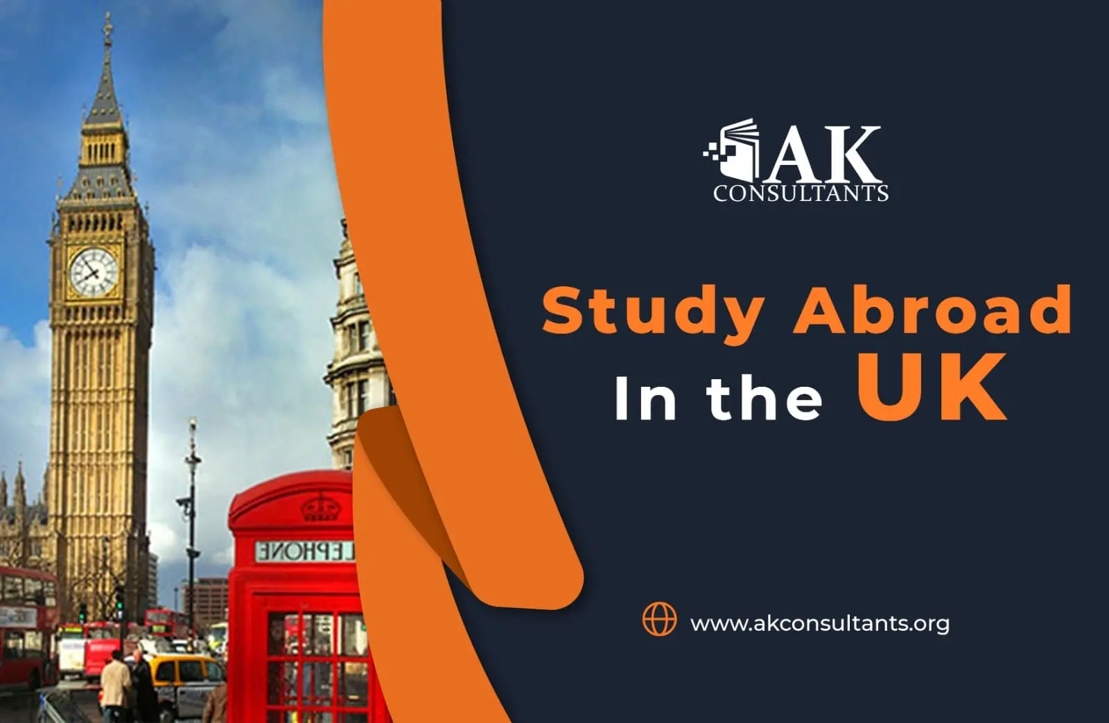 Study abroad in UK written in text with company logo